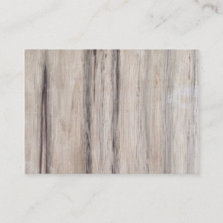 Wood Business Card