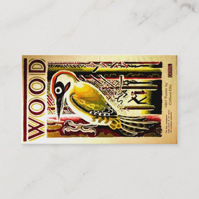 Wood Business Cards (Front)