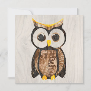 Wood - Cabbage - Wood Owl