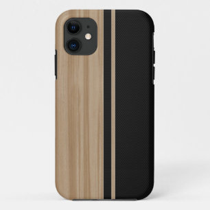 Wood & Carbon Fibre iPhone 5 Case