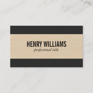 Wood / Carbon II (print) Business Card