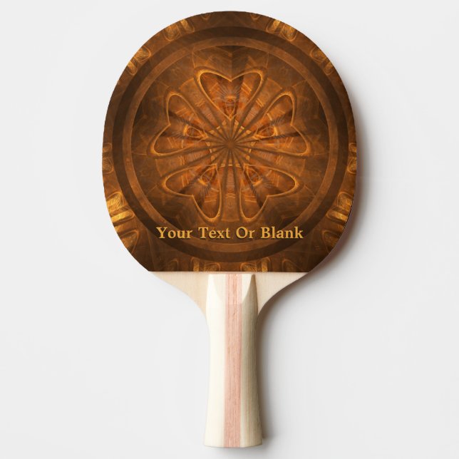 Wood Carving Ping Pong Paddle (Front)