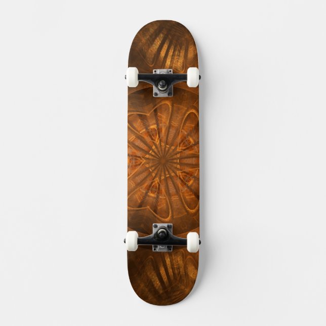 Wood Carving Skateboard (Front)