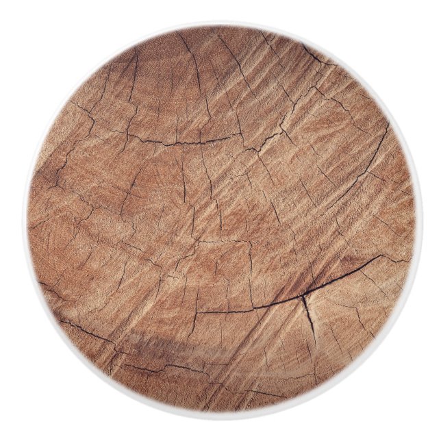 wood ceramic knob (Front)