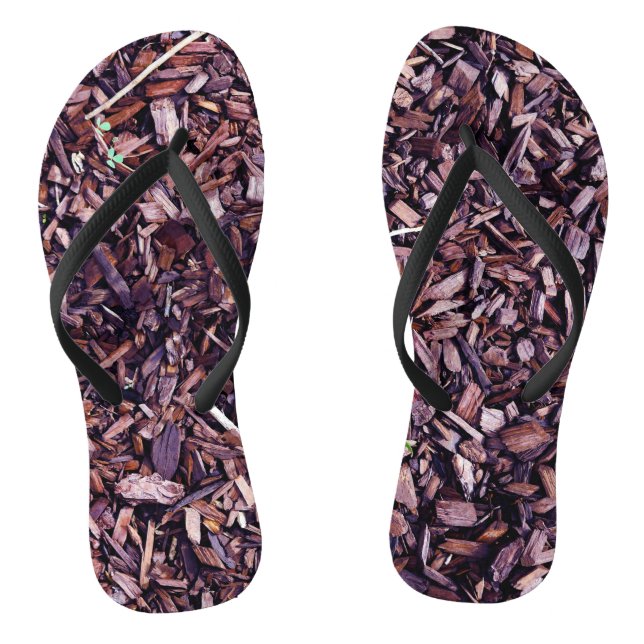 Wood Chips Thongs (Footbed)