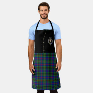 Wood Clan Badge & Tartan Kilt Apron