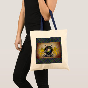 Wood Clan Badge & Tartan Tote Bag