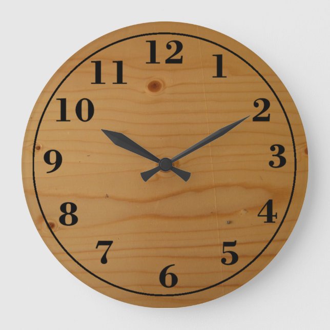 wood clock (Front)