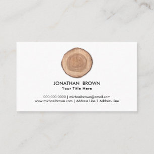 Wood Construction Furniture Construct Business Card