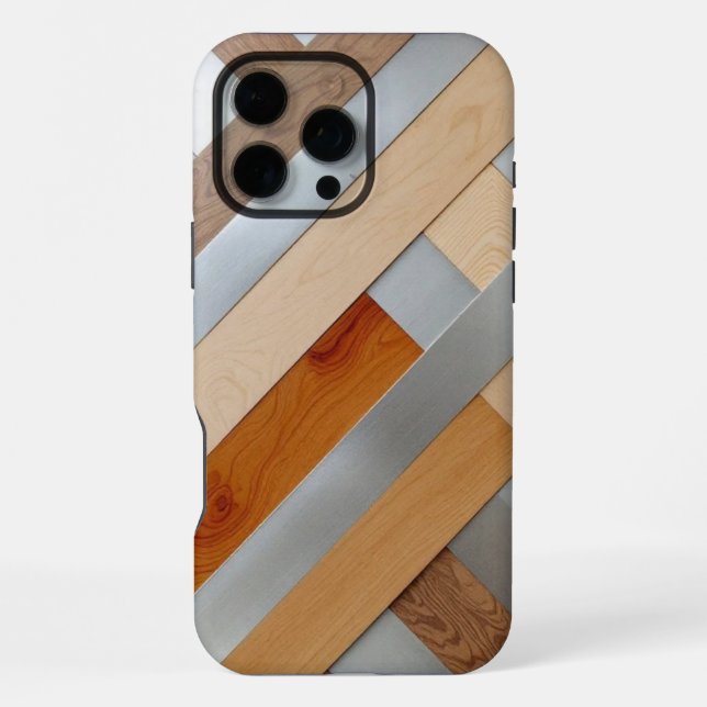  Wood Craft Protector iPhone Case (Back)