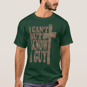 Wood Cross of Christ 3d Christian Design T-Shirt