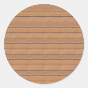 Wood Custom Blank Trendy Nature Elegant Template Classic Round Sticker