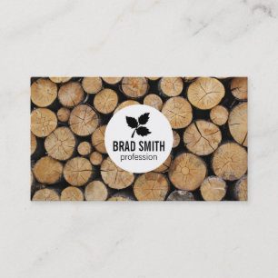 Wood Cut \ Logs Business Card