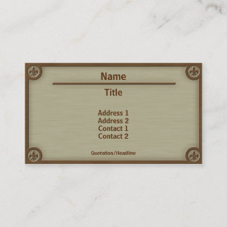 Wood Cutout Business Card