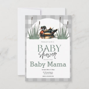 Wood Duck Baby Shower Invitation