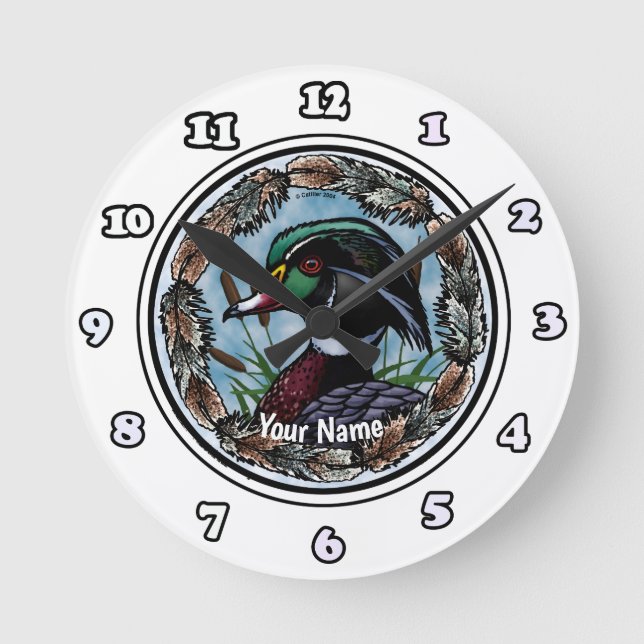Wood Duck clock (Front)
