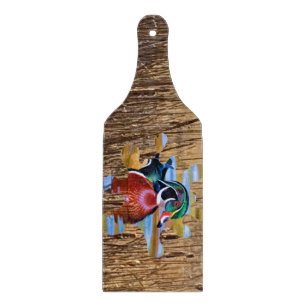 Wood Duck Cutting Board, Duck Hunting Cutting Board