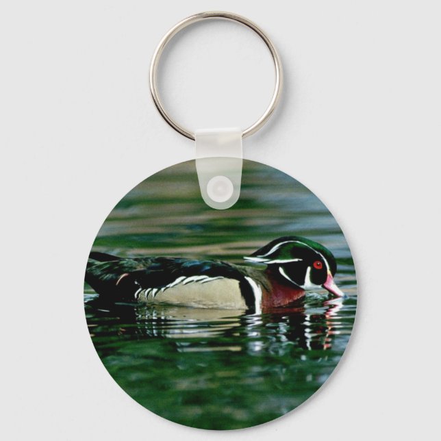 Wood Duck (Drake) Key Ring (Front)