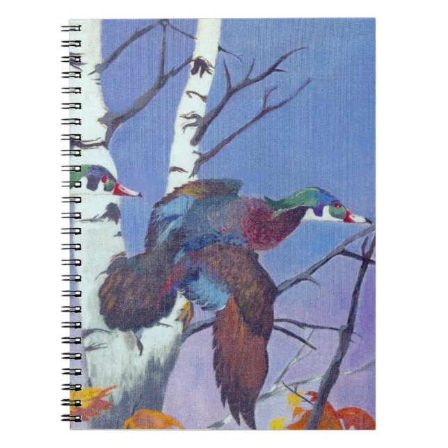 Wood Duck Flight of Fancy Notebook (Front)