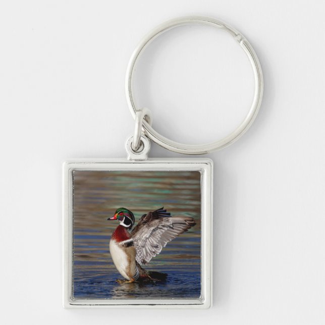 Wood Duck Key Ring (Front)
