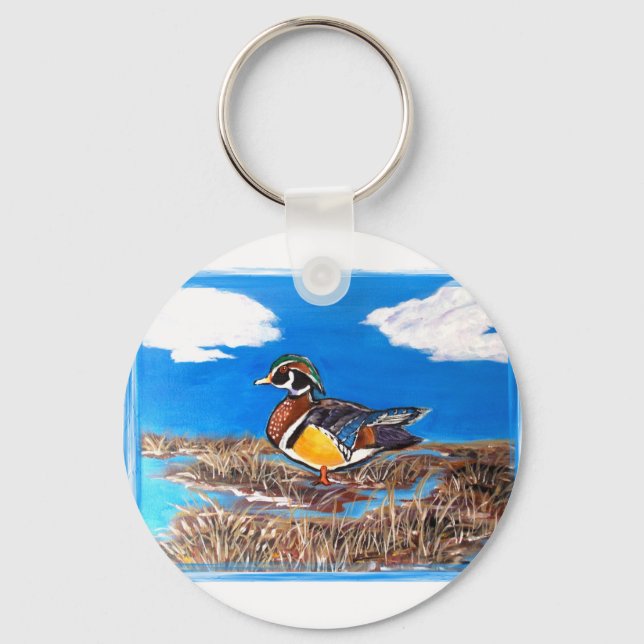 WOOD DUCK KEY RING (Front)