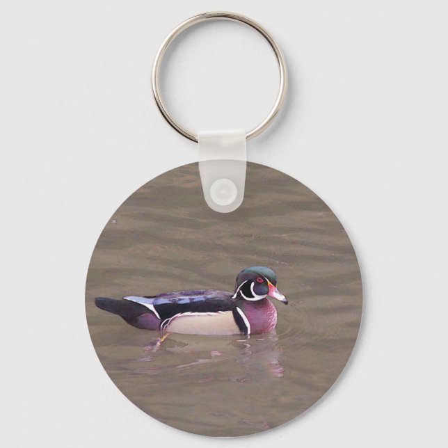 Wood Duck Keychain (Front)