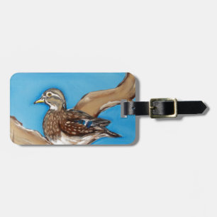 WOOD DUCK LUGGAGE TAG