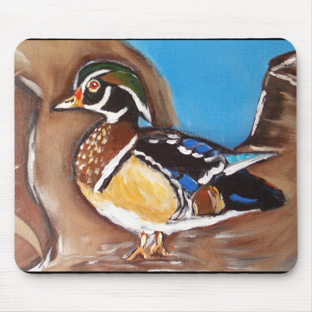 WOOD DUCK MOUSE PAD (Front)