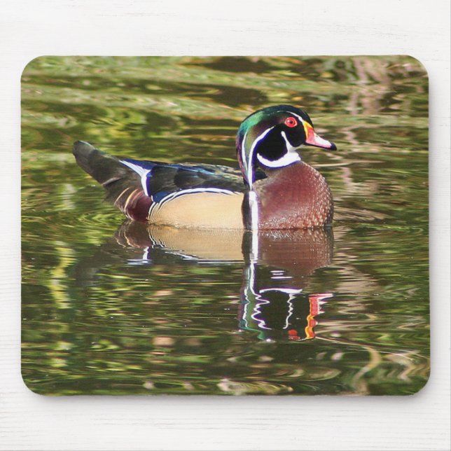 Wood Duck Mouse Pad (Front)