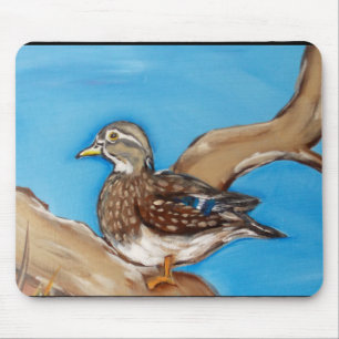 WOOD DUCK MOUSE PAD