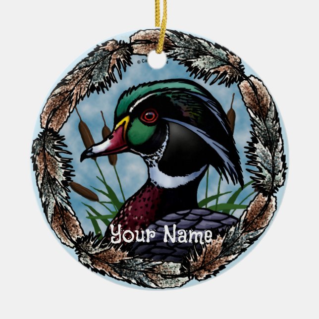 Wood Duck ornament (Front)
