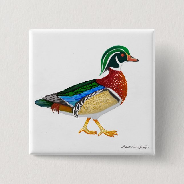 Wood Duck Pin (Front)