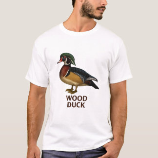 Wood Duck T-Shirt: Waterfowl Bird Design  T-Shirt