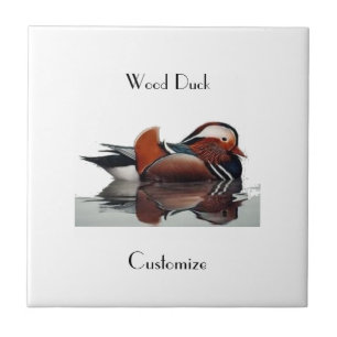 Wood Duck Thunder_Cove Ceramic Tile