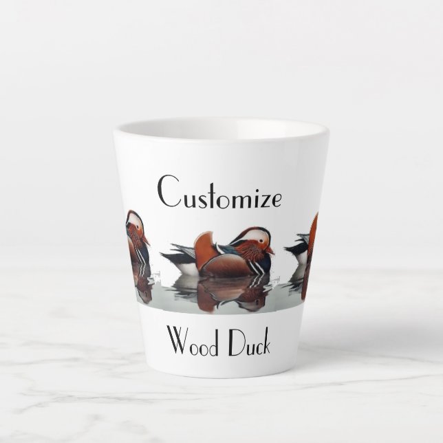 Wood Duck Thunder_Cove Latte Mug (Front)