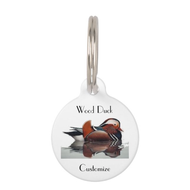 Wood Duck Thunder_Cove  Pet Tag (Front)