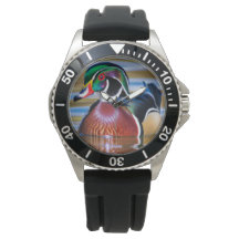 Wood Duck Watch for Men, Duck Hunting Watch