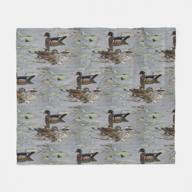 Wood Ducks Blanket (Front (Horizontal))