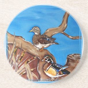 WOOD DUCKS COASTER