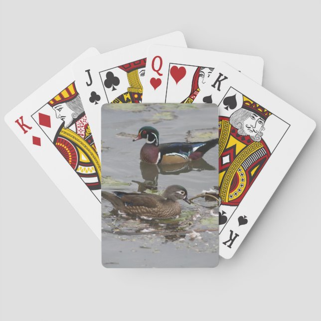 Wood Ducks Playing Cards (Back)