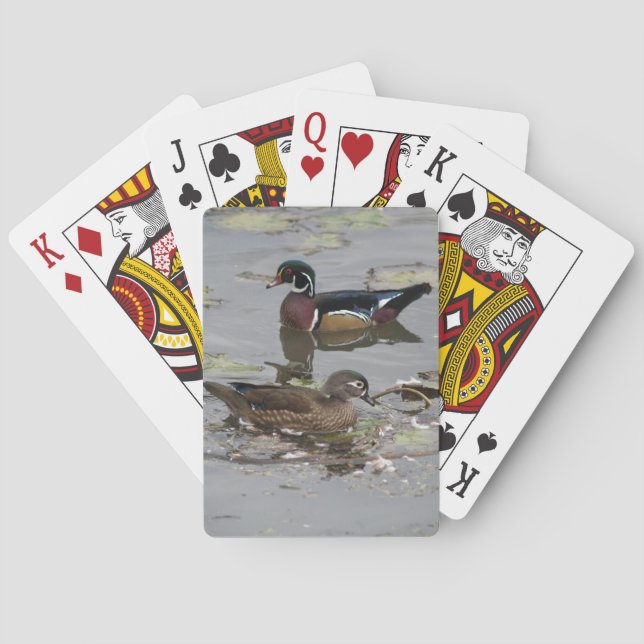 Wood Ducks Playing Cards (Back)