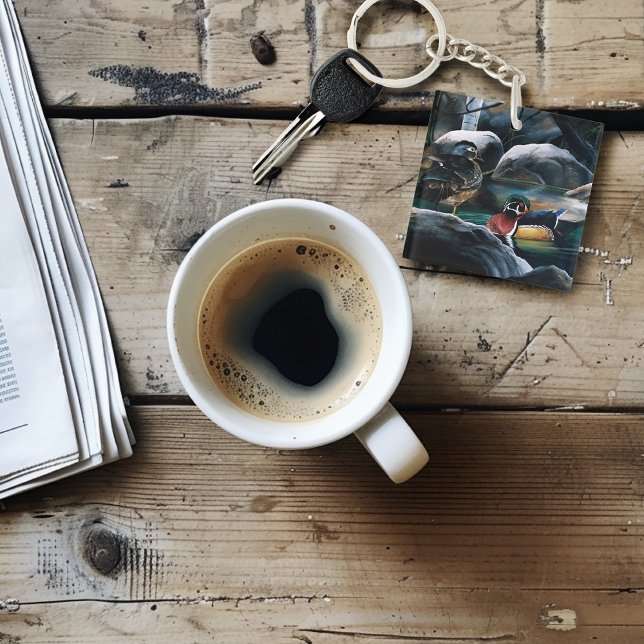 Wood Ducks Pond Key Ring (Creator Uploaded)