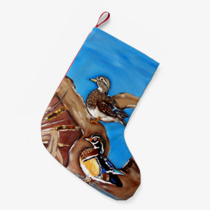 Wood Ducks Small Christmas Stocking