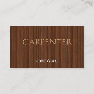 Wood Effect Business Card