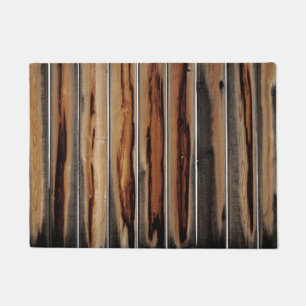 Wood Fence Texture Cool Unique Doormat