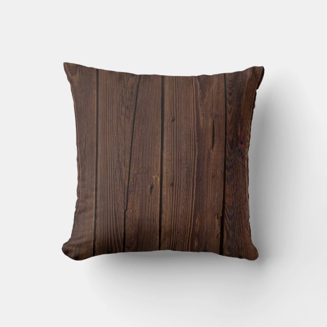 Wood Floorboard Pillow (Front)