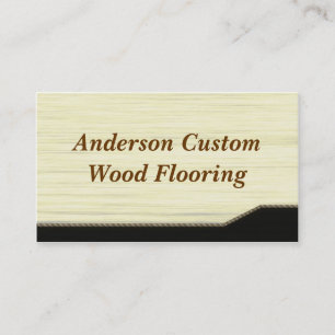 Wood Flooring Business Card