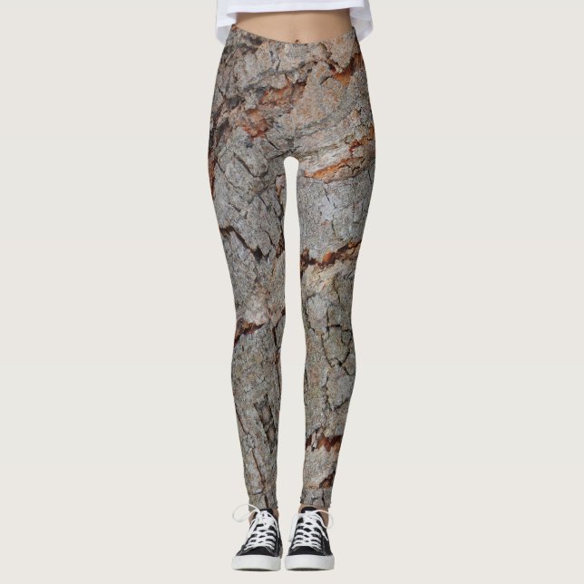 Wood Forest - Power Yoga Leggings (Front)