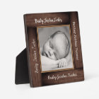 Wood Frame Custom Name Square Picture Frame