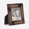 Wood Frame Custom Name Square Picture Frame